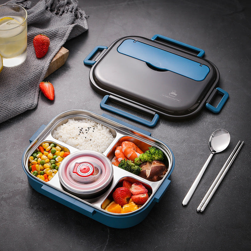 Bento With Meal Separated Children's Lunch Box-3