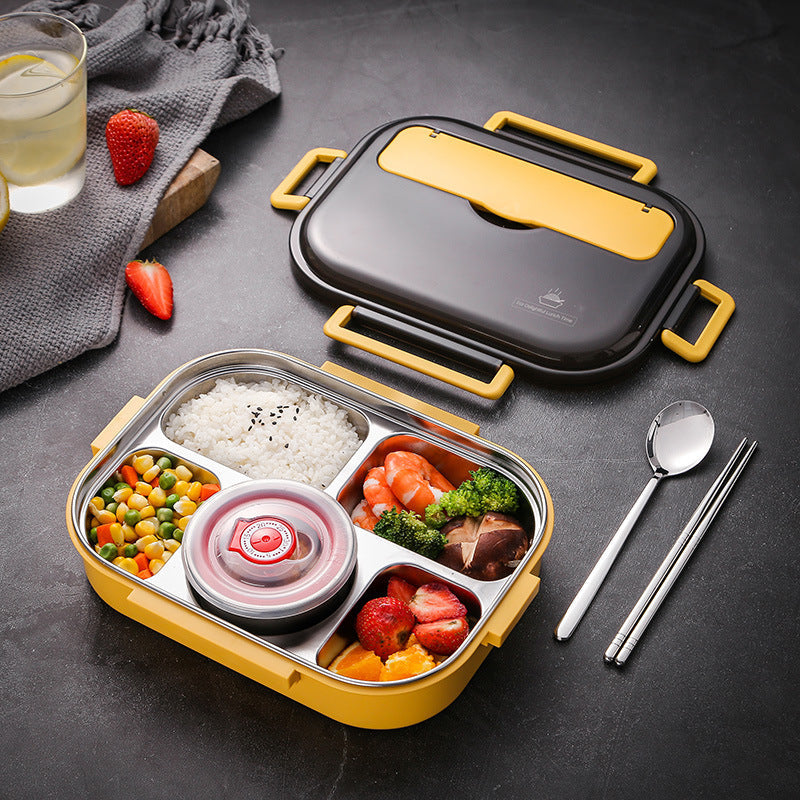 Bento With Meal Separated Children's Lunch Box-4