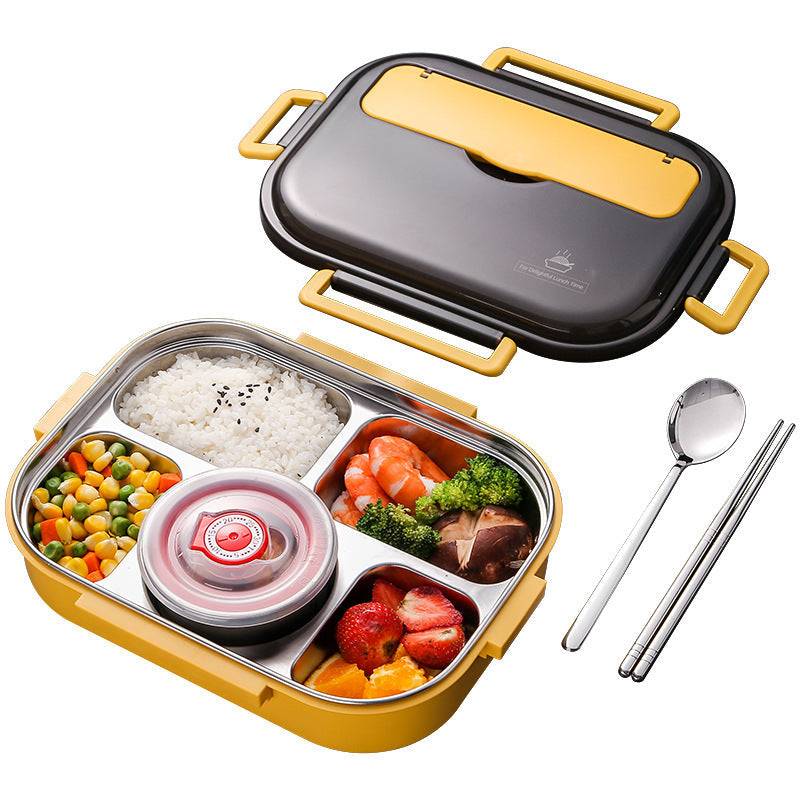 Bento With Meal Separated Children's Lunch Box-2
